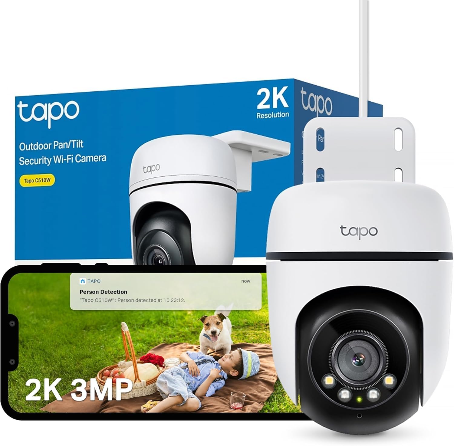 Caméra de Surveillance WiFi extérieur 360° Tapo C510W 2K Camera-TapoC510W2K.jpeg
