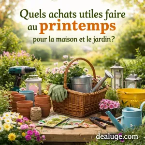 Image Quels achats utiles faire au printemps pour la maison et le jardin ?