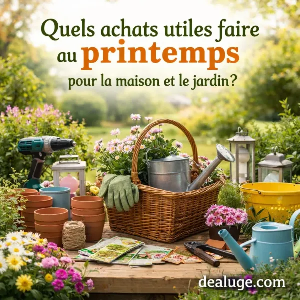 Image Quels achats utiles faire au printemps pour la maison et le jardin ?