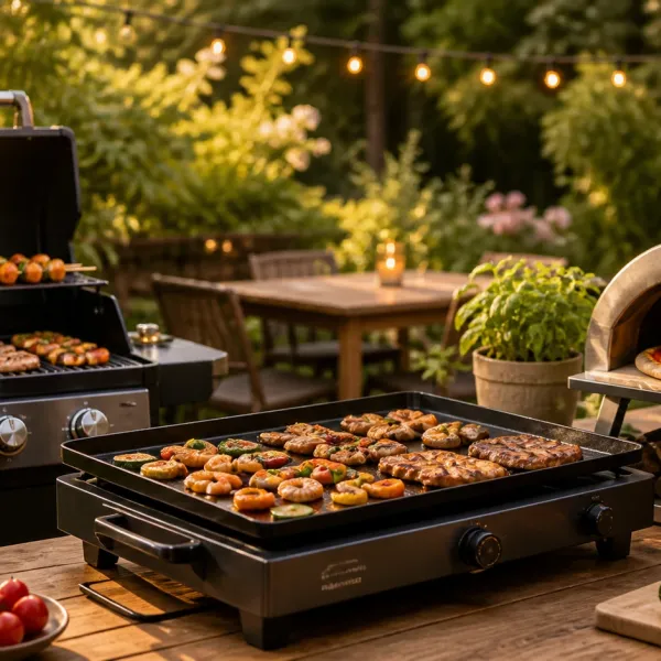 Image Barbecue, plancha ou four à pizza : quel équipement choisir pour cuisiner dehors ?