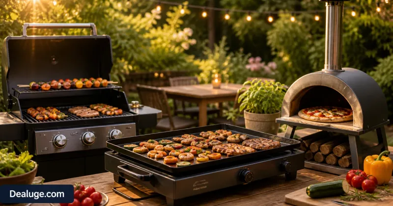 Image Barbecue, plancha ou four à pizza : quel équipement choisir pour cuisiner dehors ?