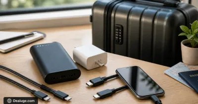 Image Batterie externe, chargeur rapide, câble USB-C : les accessoires high-tech à vérifier avant les vacances