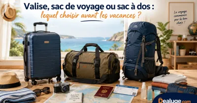 Image Valise, sac de voyage ou sac à dos : lequel choisir avant les vacances ?