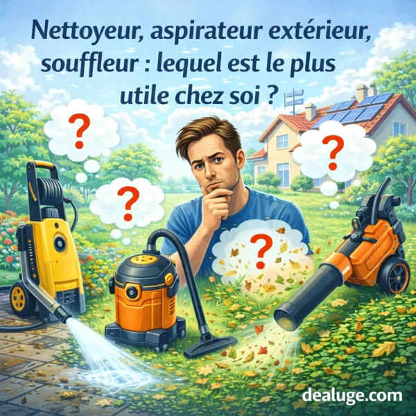 Image Nettoyeur, aspirateur extérieur, souffleur : lequel est le plus utile chez soi ?