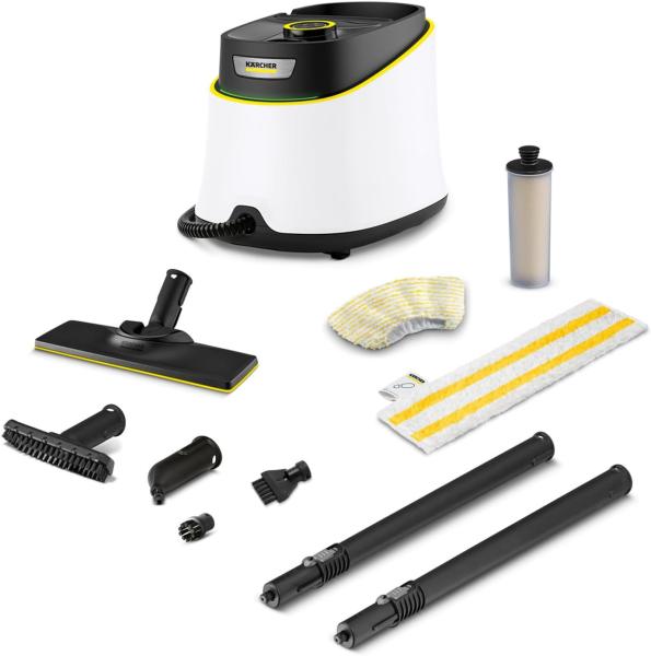 Image Nettoyeur Vapeur Kärcher  SC 3 Deluxe - Kit de Nettoyage de Sol, Buses et Brosse Ronde