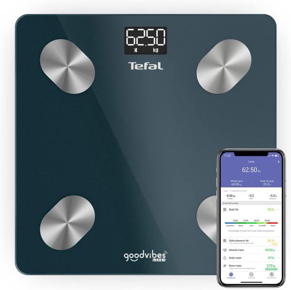 Image Balance connectée Tefal BM9620S1 Goodvibes Life+ - Max 180 kg