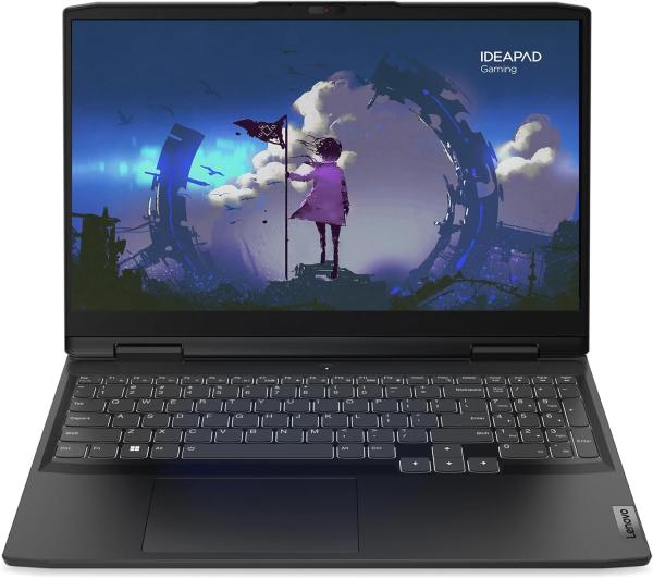 Image PC Portable 15.6'' FHD 120Hz Lenovo 15IAH7 IdeaPad Gaming 3 (i5, RAM 5Go, SSD 512Go, RTX3050)