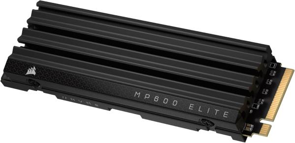 Image SSD Interne 1To M2 Corsair MP600 Elite - PCIe Gen4 x4 NVMe SSD - M.2 2280 - 3D TLC NAND