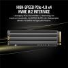 Image SSD Interne 1To M2 Corsair MP600 Elite - PCIe Gen4 x4 NVMe SSD - M.2 2280 - 3D TLC NAND