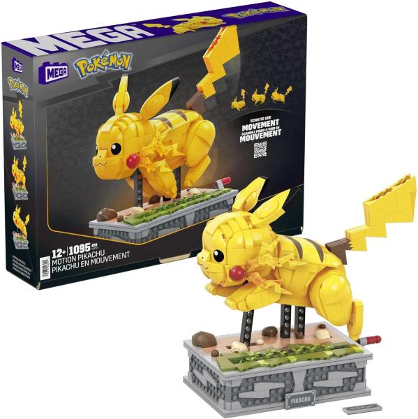 Image Pack 1095 Pièces Pikachu MEGA HGC23 Pokémon Figurine À Collectionner