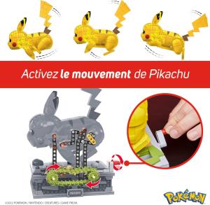 Image Pack 1095 Pièces Pikachu MEGA HGC23 Pokémon Figurine À Collectionner
