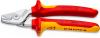 Image Coupe-câbles Knipex  95 16 160 StepCut chromée, isolées par gaines bi-matière, certifiées VDE 160 mm