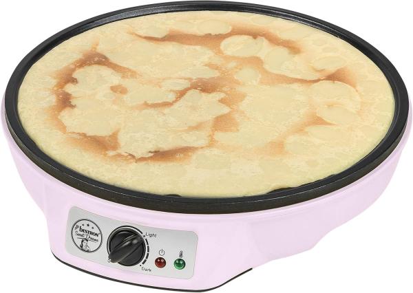 Image Crêpière Electrique Bestron revêtement antiadhésif, 1000 watts - Rose