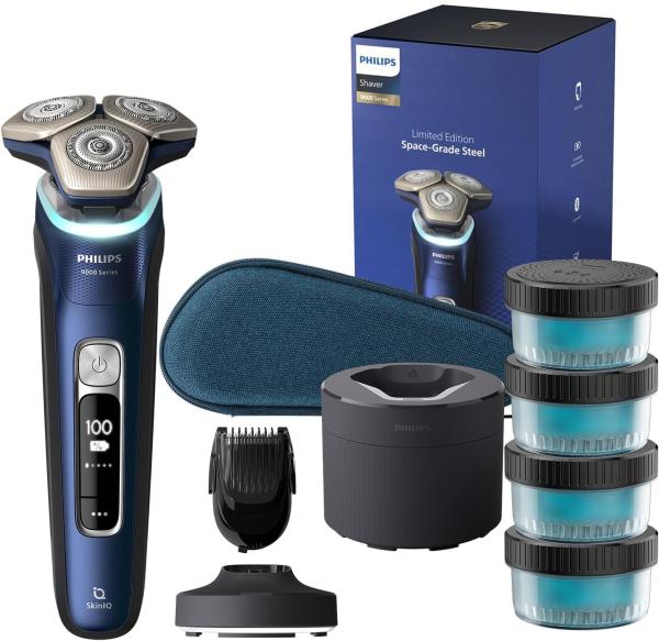 Image Rasoir électrique Homme Philips S9980/74 Série 9000 SkinIQ, Wet & Dry, Lift & Cut