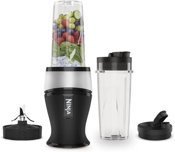 Image Blender Ninja QB3001EUS Slim - Mixeur Smoothie Maker + Gobelets - 700 W