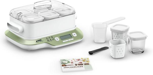 Image Yaourtière Seb YG660A11 Multi Délices Express Végétal Express - 6 pots verre 140 ml