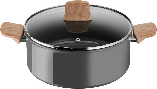 Image Faitout 24cm Tefal C4254613 Renew Thermo-Signal - Compatible Induction