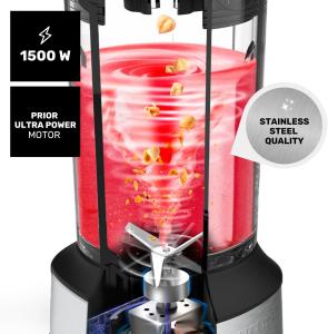 Image Mixeur Taurus Prior Blender Inox - Carafe en Verre 2L - 1500W