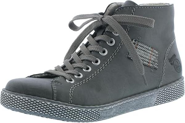Image Rieker Z1223 - Bottines Femme - Gris - Tailles 37 à 42