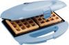 Image Gaufrier Bestron ASW401B Revêtement anti-adhésif, Design rétro, 700 Watts, Couleur: Bleu