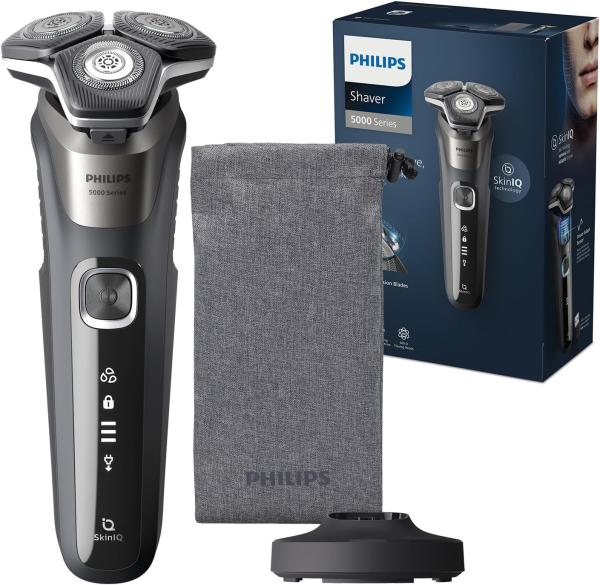 Image Rasoir électrique Homme Philips S5887/13 Rasoir Series 5000 Wet & Dry - Gris