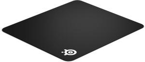 Image Tapis de souris de jeu SteelSeries QcK+ Gaming - Tissu antidérapant Support Caoutchouc - Noir