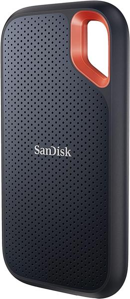 Image Disque SSD Externe Portable 8To SanDisk SDSSDE61-8T00-G25 Extreme - Noir