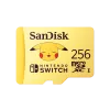 Image SanDisk  SDSQXAO-256G-GN6ZK - Carte microSD 256Go Collector Pokémon Pikachu - Compatible Console Switch