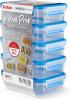 Image Lot 5 boîtes Alimentaires Tefal N1030710 Masterseal Fresh - Plastique 0,8 L, sans BPA