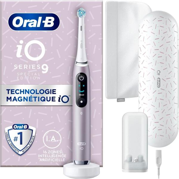 Image Brosse À Dents Électrique Oral-B iO Series 9 - Édition Spéciale Rose Quartz