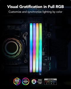 Image Kit RAM 32Go (2x16Go) Lexar LD5BU016G-R6000GDLA ARES RGB DDR5