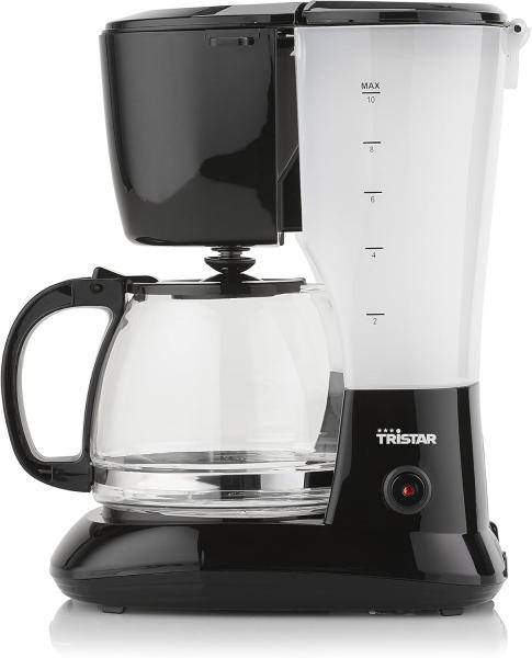 Image Cafetière électrique Tristar CM-1245 - 750W - Verseuse en verre de 1,25 L – pour 10-12 tasses