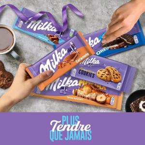 Image Box Milka Bubbly MMMAX Oreo  Sélection Assortiment de Tablettes de Chocolat et Biscuits