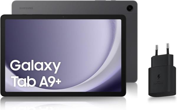 Image Tablette tactile 11" Samsung Galaxy Tab A9+ - 5G, Son 3D + Chargeur 25W