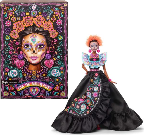 Image Poupée Barbie HRM72 Día de Muertos signature - Modèle 2024 + Accessoires