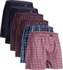 Image Lot de 6 Boxers Homme DANISH ENDURANCE - 100% Coton Bio, Coupe Ample, Caleçon Americain