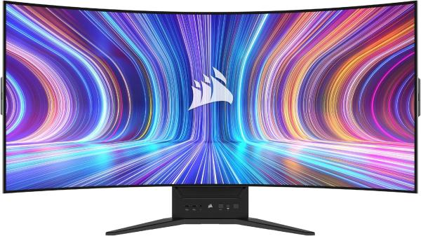 Image Écran PC Gaming 45" WQHD OLED CorsairFlex 45WQHD240 XENEON - 240 Hz, 0,03 ms - Mode Plat ou Incurvé