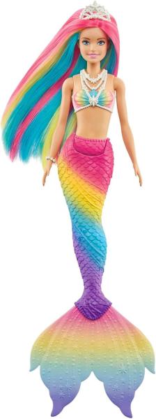 Image Sirène Barbie GTF89 Dreamtopia Sirène Magique Arc-en-Ciel