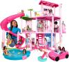 Image Coffret Barbie HMX10 Maison de Rêve Poupée Mannequin + Piscine, Toboggan, et Ascenseur, 75Accessoires
