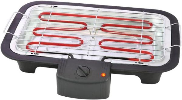 Image Gril électrique Tristar BQ-2813 - Dimensions 8.8 x 45.5 cm x 35.5, 2000 Watts - Noir