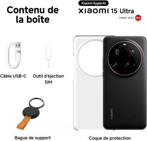 Image Smartphone Xiaomi 15 Ultra - RAM 16+512Go SSD, Super téléobjectif Leica 200MP + Pack photo OFFERT (valuer 199€)
