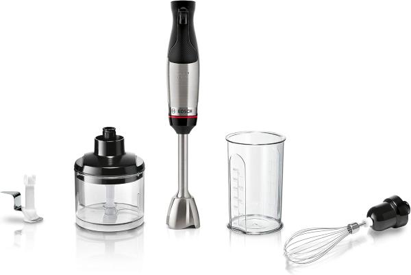 Image Mixeur plongeant Bosch MSM6M622 Series 6 ErgoMaster QuattroBlade Pro + Accessoires