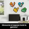 Image Coffret Bulbizarre MEGA HTH75 Pokémon - Style Rétro Pixélisé, 15 Cm, Décoration Murale Ou Table