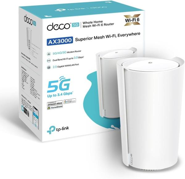 Image Routeur 5G TP-Link Deco X3000-5G Mesh - Modem 5G, Déverrouillé Compatible Toute SIM