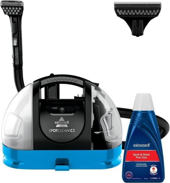 Image Shampouineuse BISSELL 3619N SpotClean C3 - Aspirateur Laveur Tapis, Voiture et Tissus