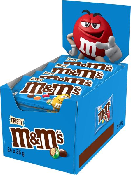 Image Maxi Pack M&M's Crispy - 24 sachets de 36g