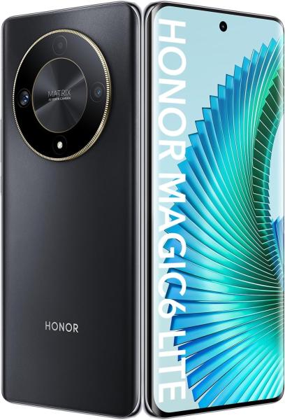 Image Smartphone 6.78" HONOR Magic6 Lite 5G - 8Go 256Go, 6.78" 120Hz AMOLED - Android 13, Dual Sim - Noir