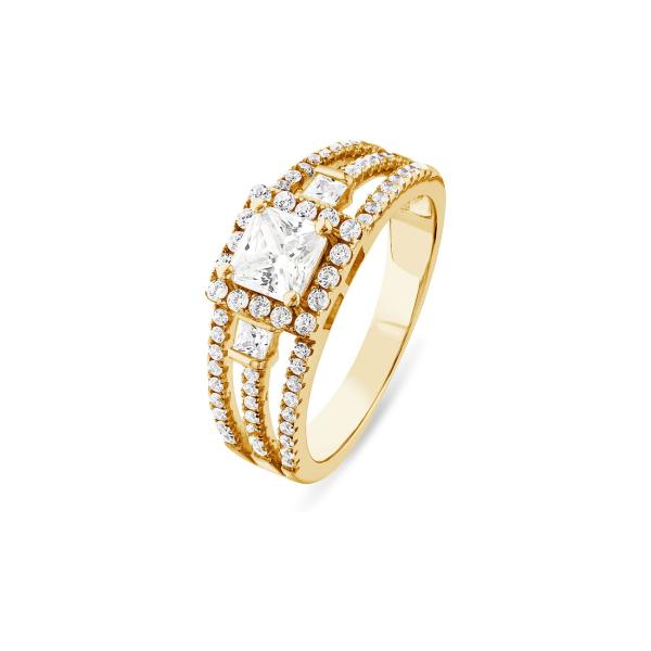 Image Bague pour femme FAVS 40005167 - 925 Argent - Couleur Or ou Argent - Taille 52, 54 et 56