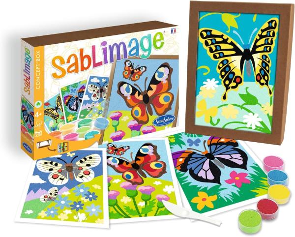 Image Concept'Box SentoSphère 3908813- SABLIMAGE-Papillons - Taille Unique