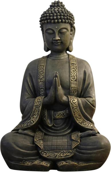 Image Grande Statue Bouddha Zen 40cm Zen Light - Décoration et Feng Shui pour la Maison